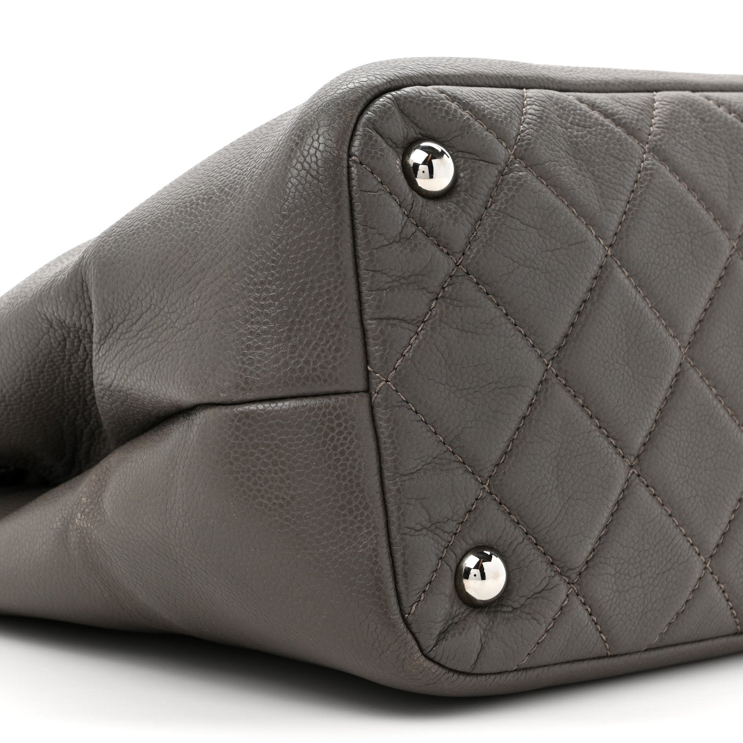 Chanel Caviar Timeless CC Soft Tote Dark Grey 12 of 18