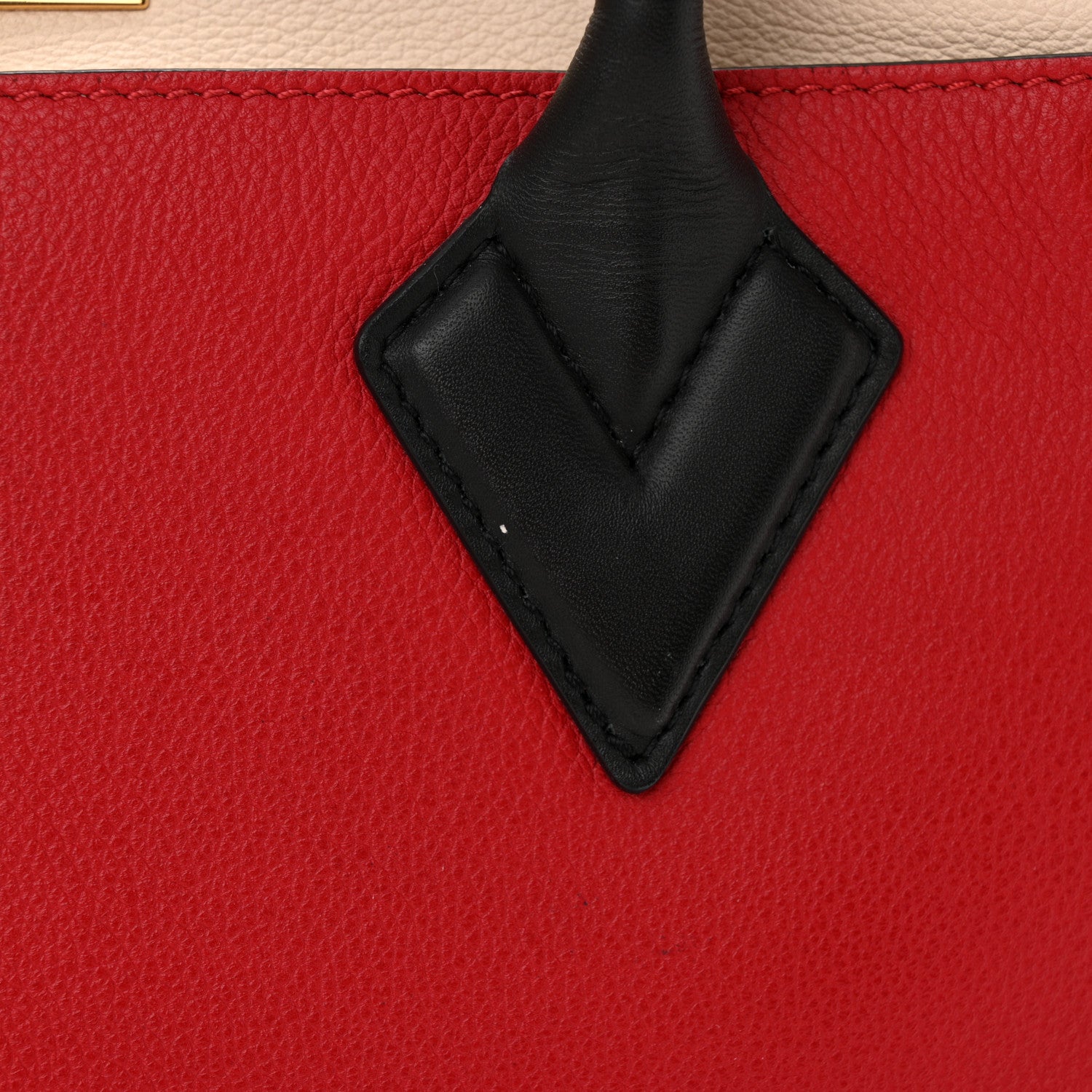 Louis Vuitton Calfskin Monogram On My Side Pirate Red 11 of 12