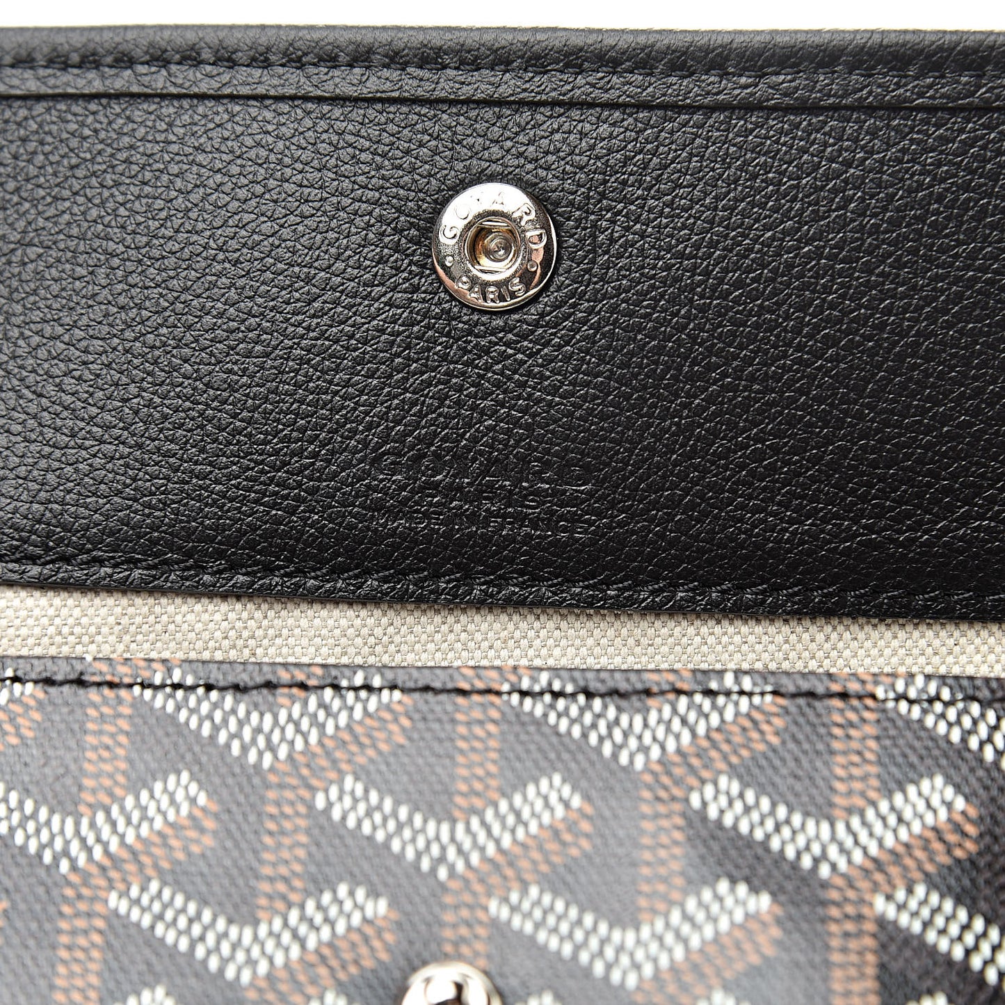 Goyardine Pouch Black