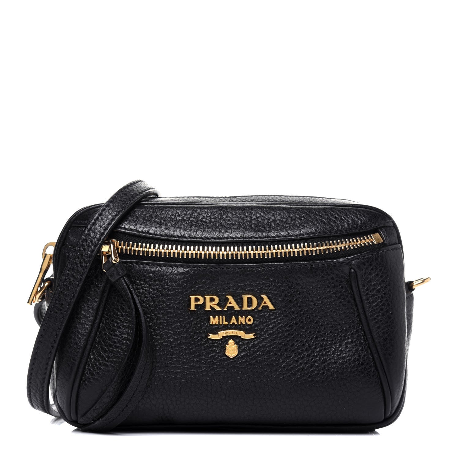 Prada Vitello Daino Belt Bag Black 1 of 14