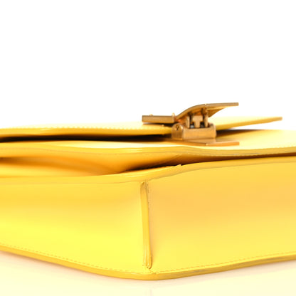 Celine Box Calfskin Teen Classic Box Flap Bag Yellow 10 of 15