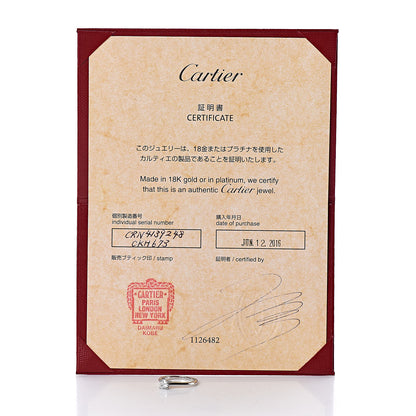 Cartier Platinum Diamond .40ct Solitaire Engagement Ring 48 4.5 7 of 7