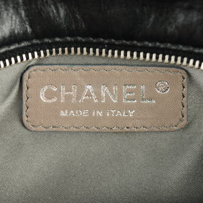 Chanel Lambskin Square Stitched Lax Shoulder Bag Black 6 of 7