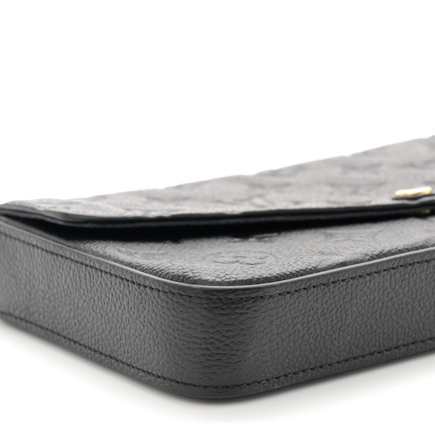 Louis Vuitton Empreinte Pochette Felicie Chain Wallet Black 9 of 10