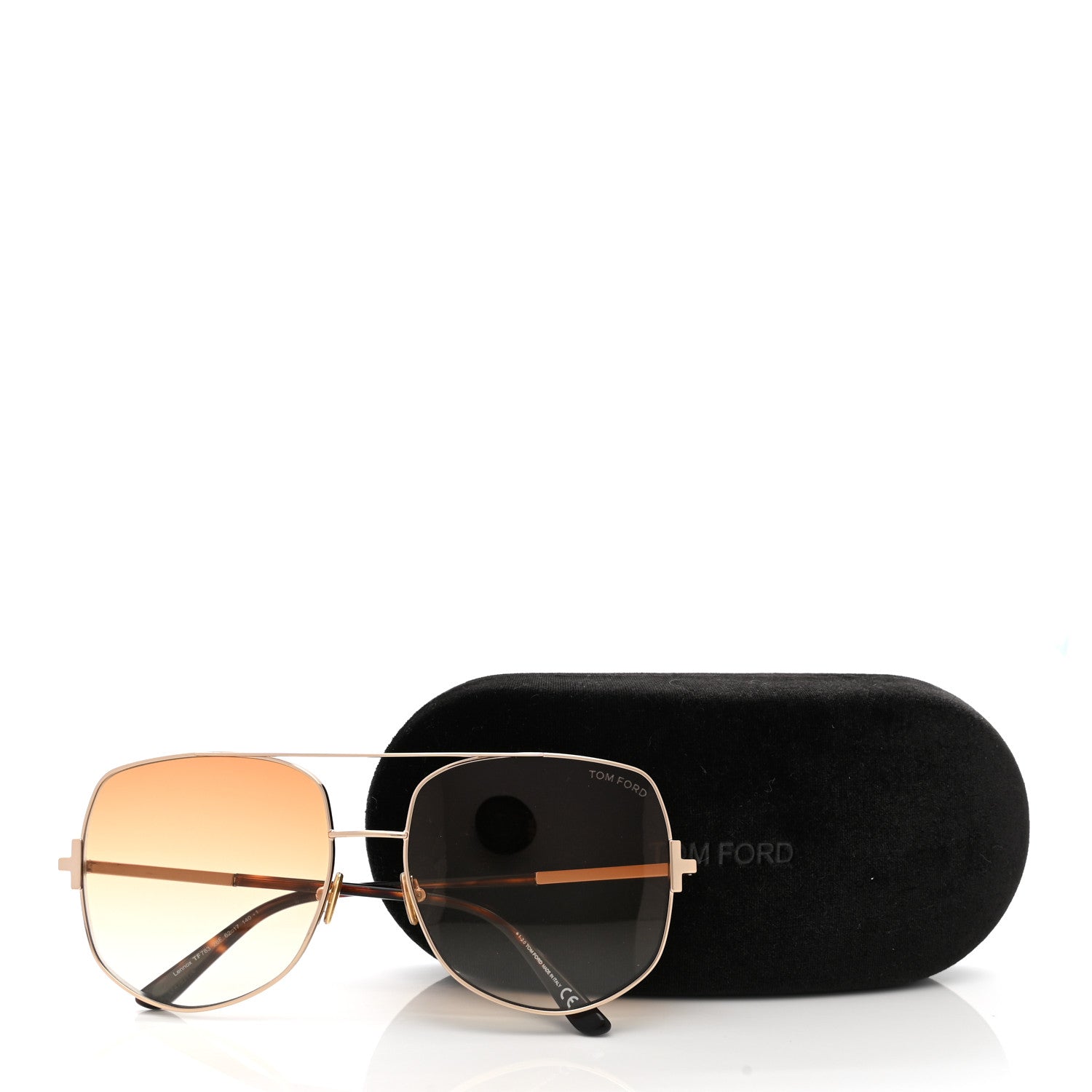 Tom Ford Lennox Sunglasses TF783 Gold 8 of 8