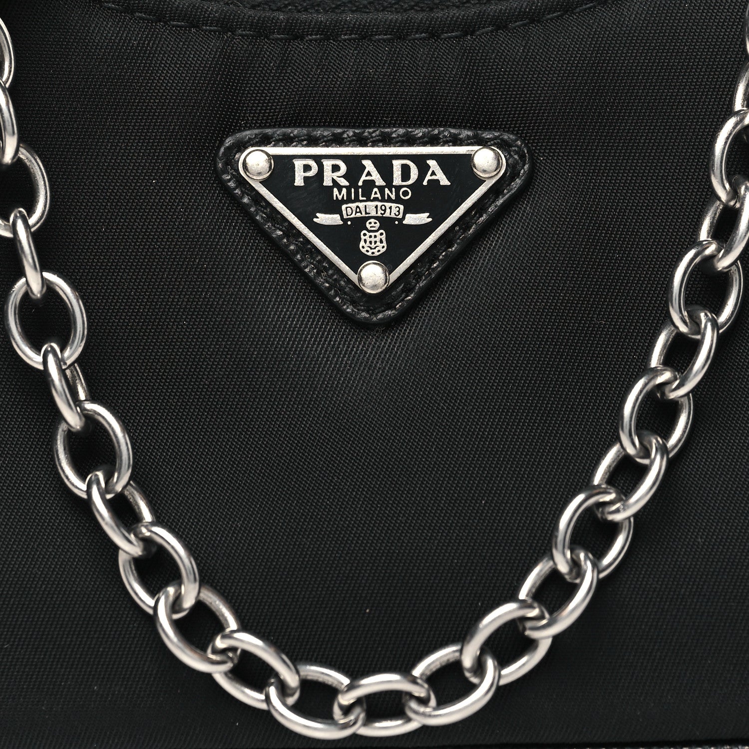 Prada Tessuto Nylon Mini Re-Edition 2000 Shoulder Bag Black 7 of 9