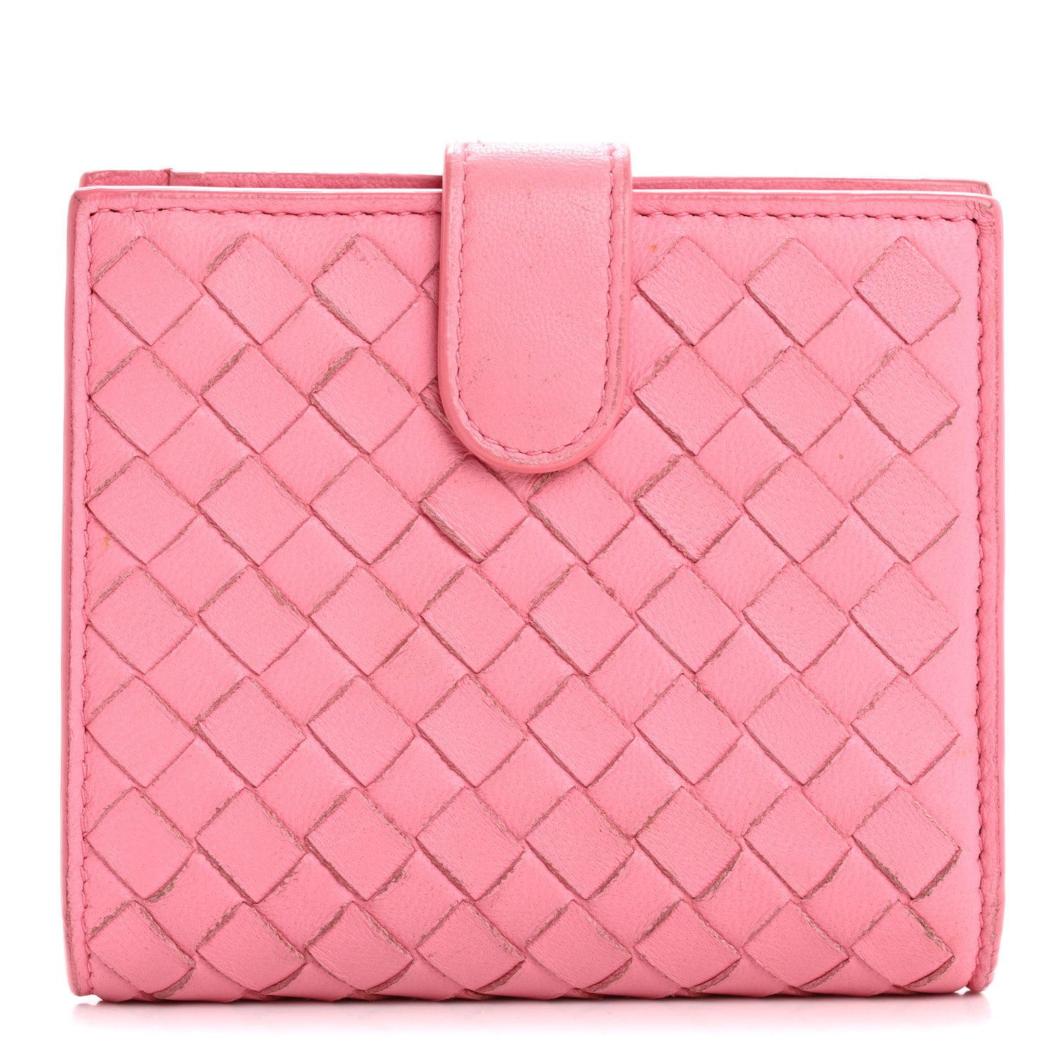 Bottega Veneta Nappa Intrecciato French Flap Wallet Watteau 1 of 15