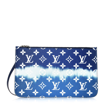 Louis Vuitton Monogram Escale Neverfull MM GM Pochette Blue 1 of 11