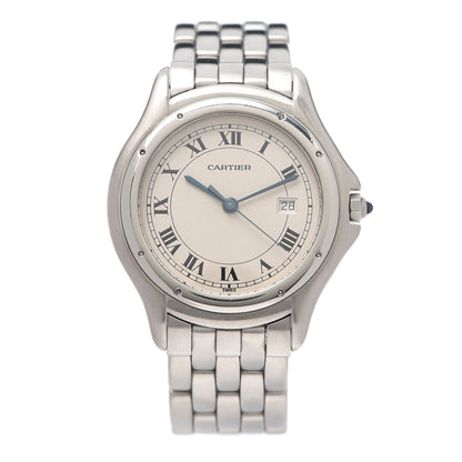 Cartier Stainless Steel 33mm Cougar Quartz Watch 1 of 5