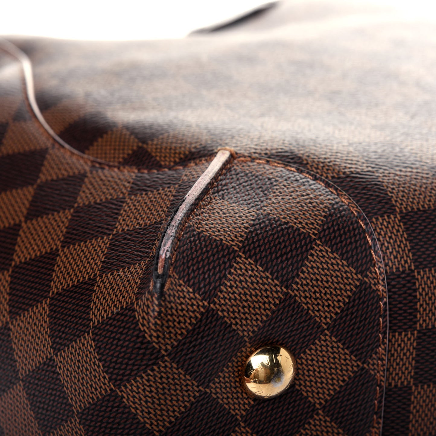 Damier Ebene Caissa Hobo Rose Ballerine