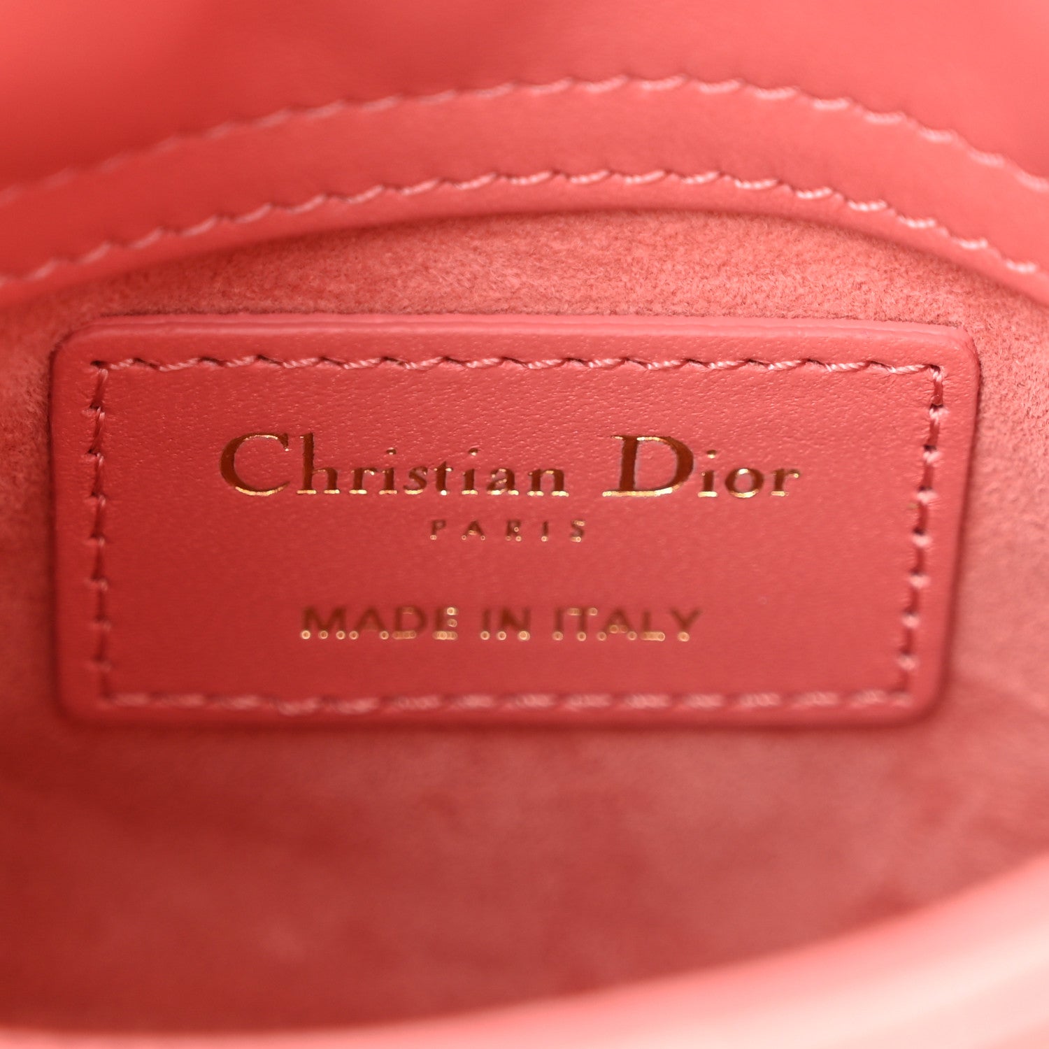 Christian Dior Lambskin Cannage Micro Lady Dior Pink 6 of 11