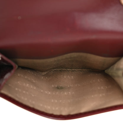 Burberry Patent Nova Check Heart Compact Wallet Berry Red 11 of 13
