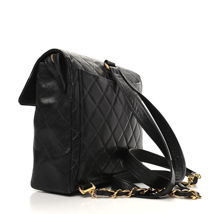 Chanel Caviar Quilted Backpack Black 2 of 9