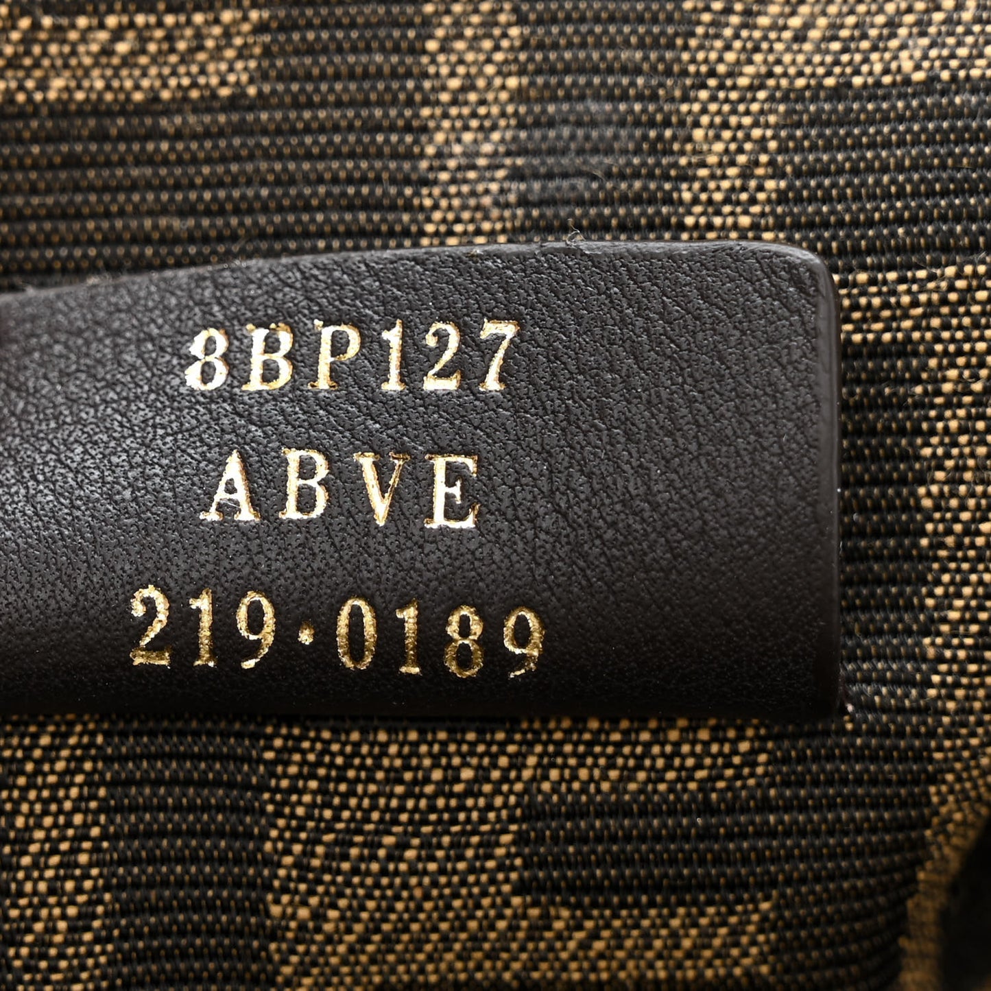 Shiny Nappa Medium Fendi First Caramello