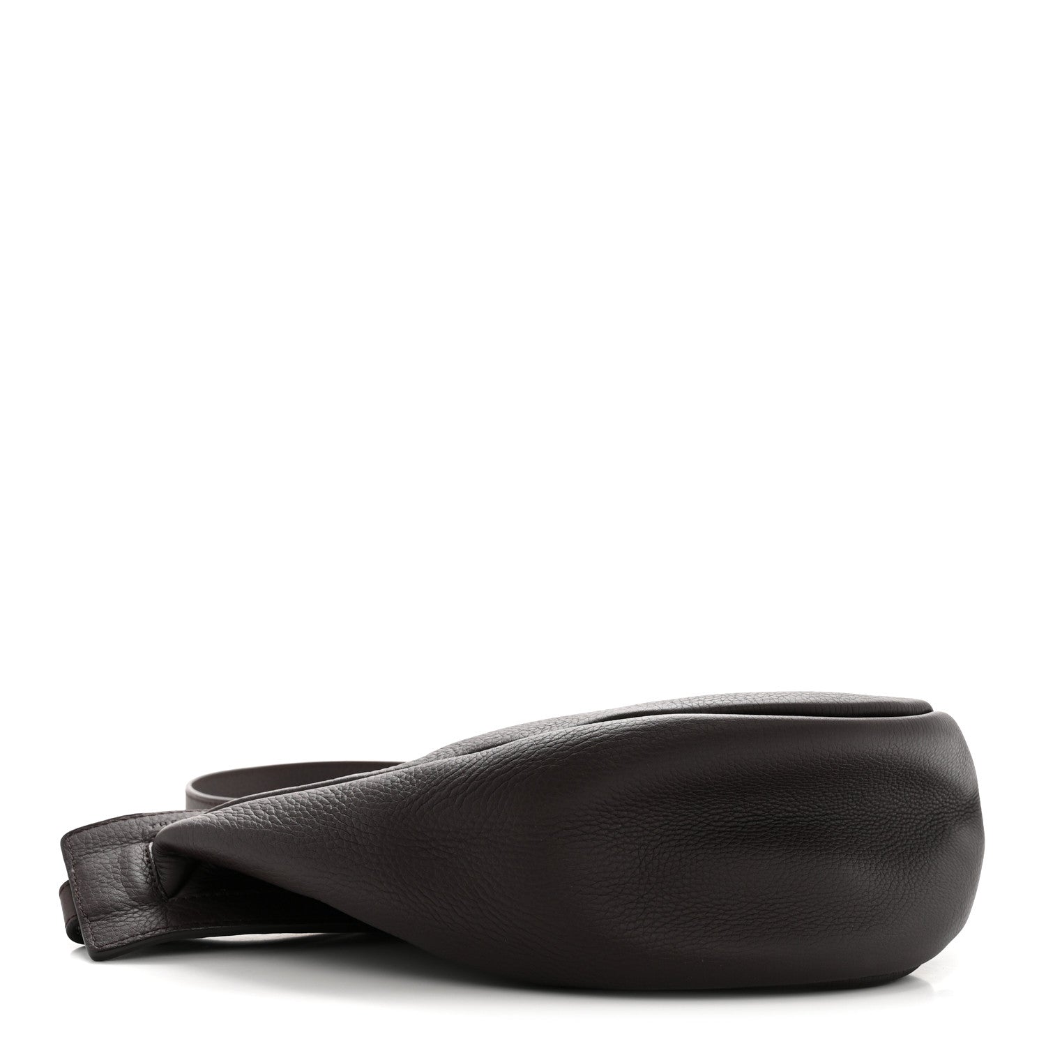 The Row Grained Calfskin Small Slouchy Banana Bag Aubergine 4 of 11