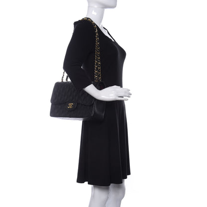 Chanel Caviar Quilted Jumbo Double Flap Black 2 of 11