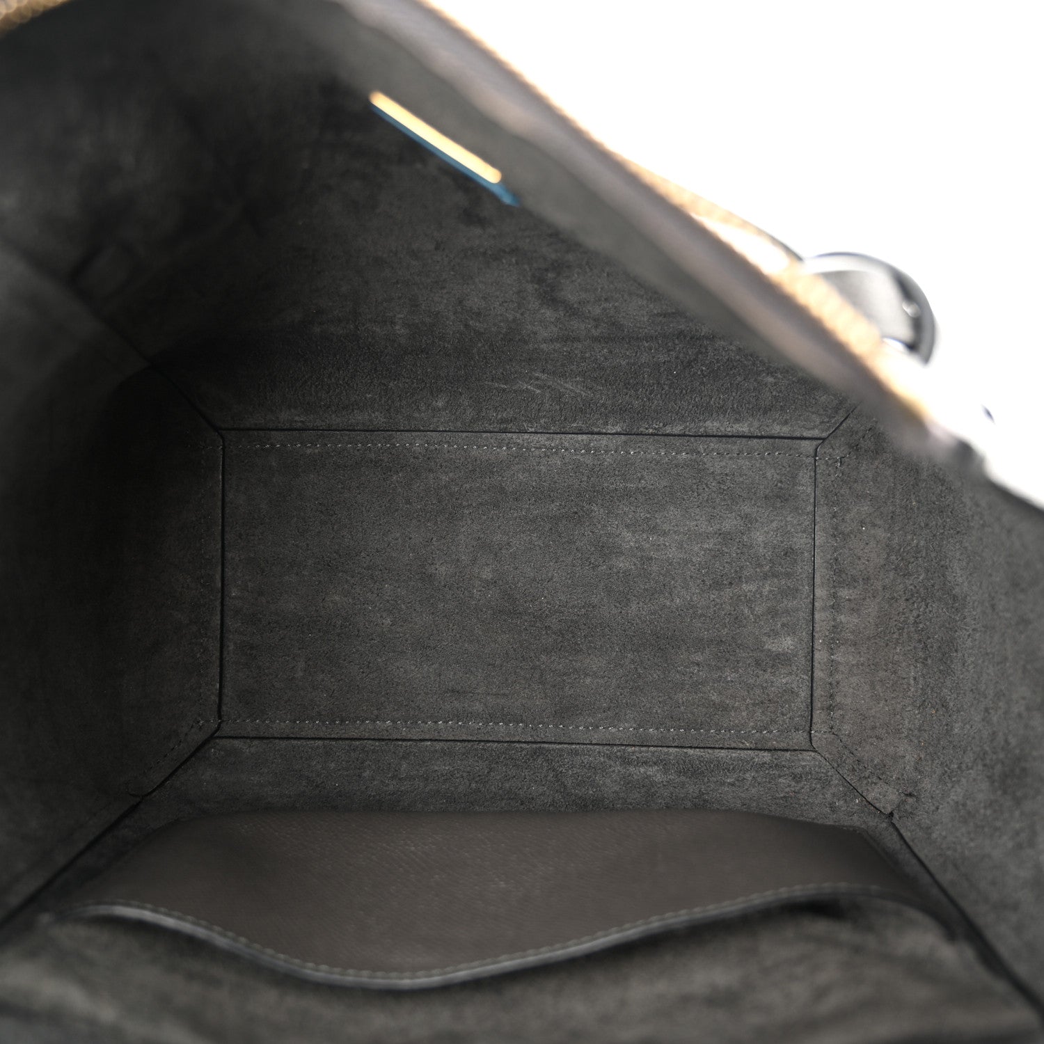 Celine Baby Grained Calfskin Micro Belt Bag Grey 5 of 13