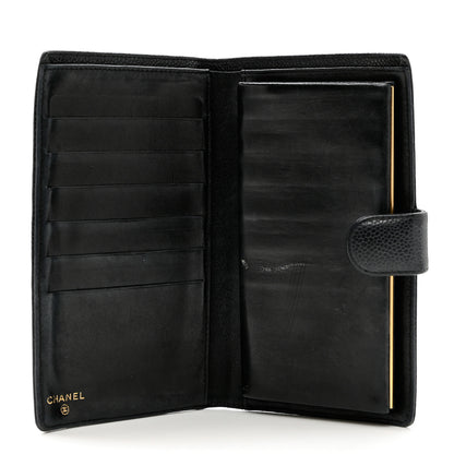 Chanel Caviar Timeless CC French Long Wallet Black 5 of 10