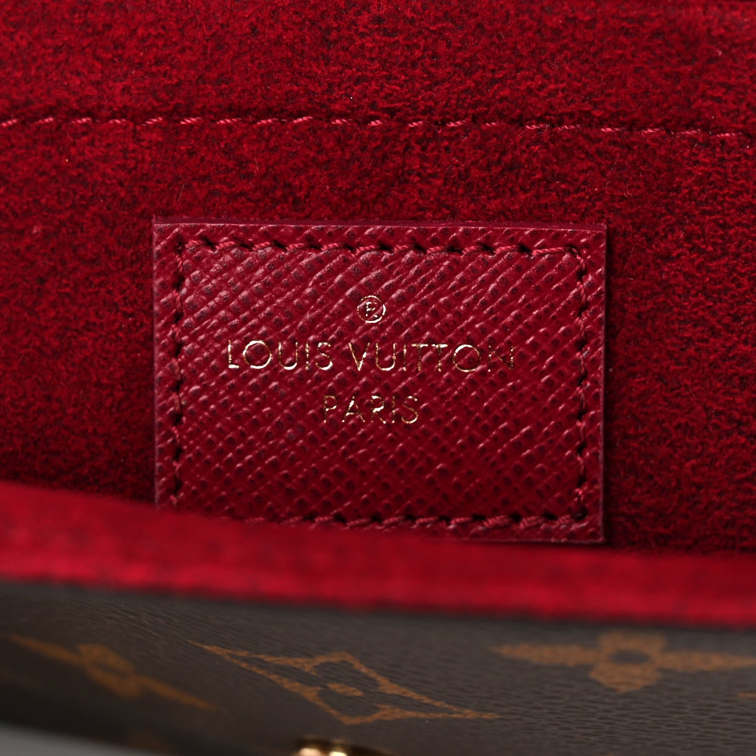 Louis Vuitton Monogram Pochette Felicie Chain Wallet Fuchsia 7 of 10