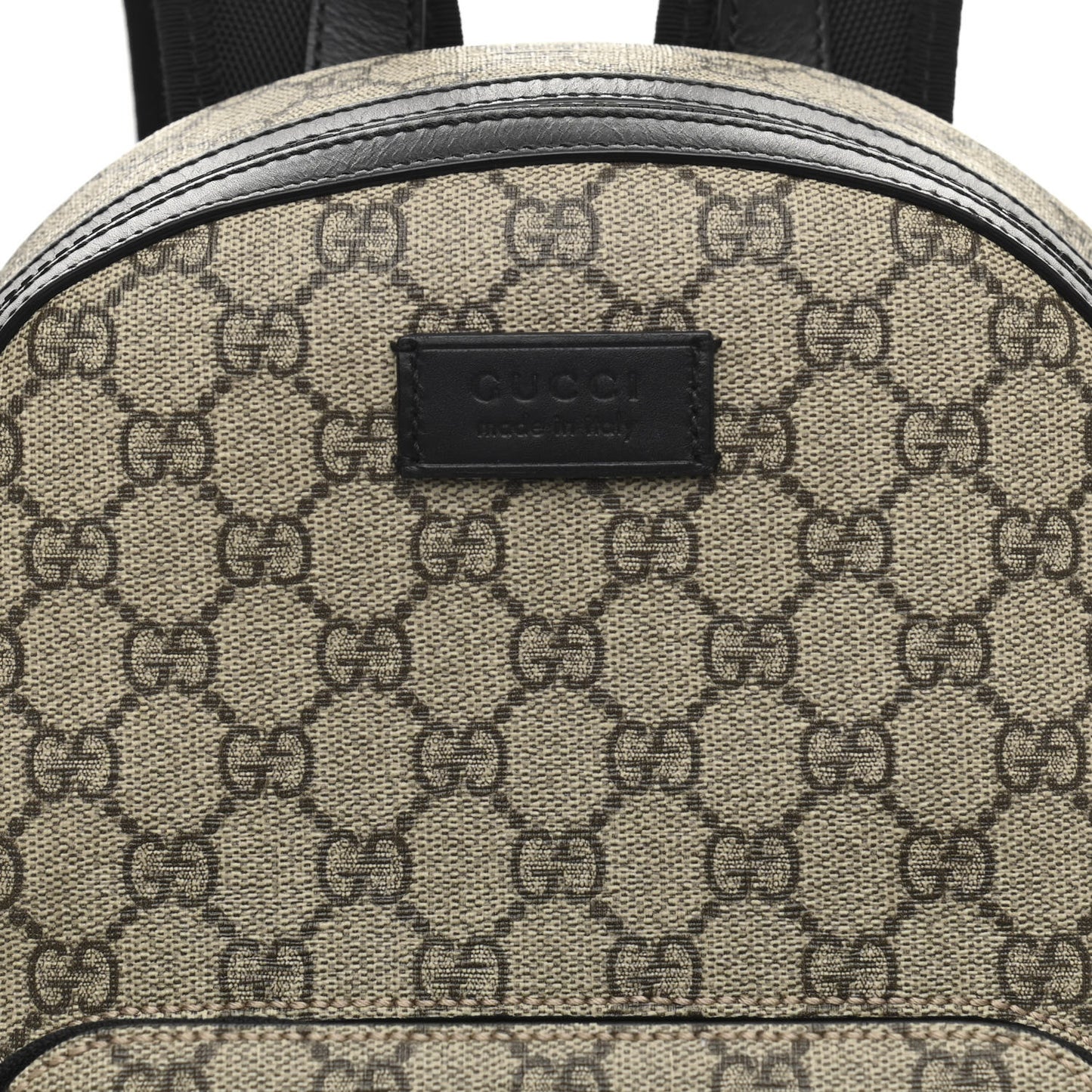 GG Supreme Monogram Small Eden Day Backpack Black