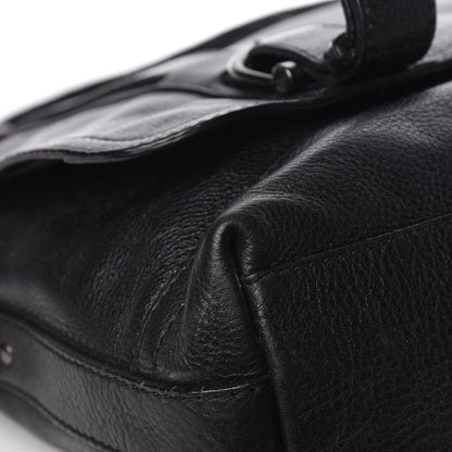 Burberry Grainy Calfskin Messenger Bag Black 17 of 21