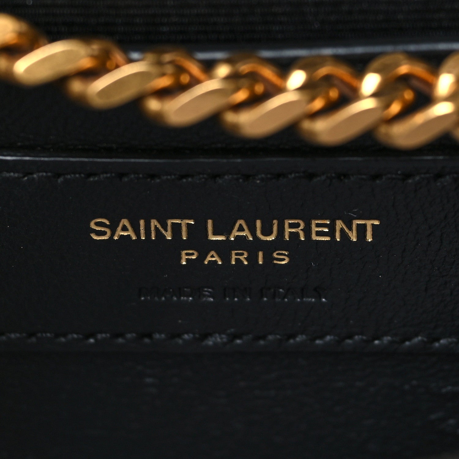 Saint Laurent Grain De Poudre Medium Classic Monogram Kate Satchel Earth Grey 6 of 15