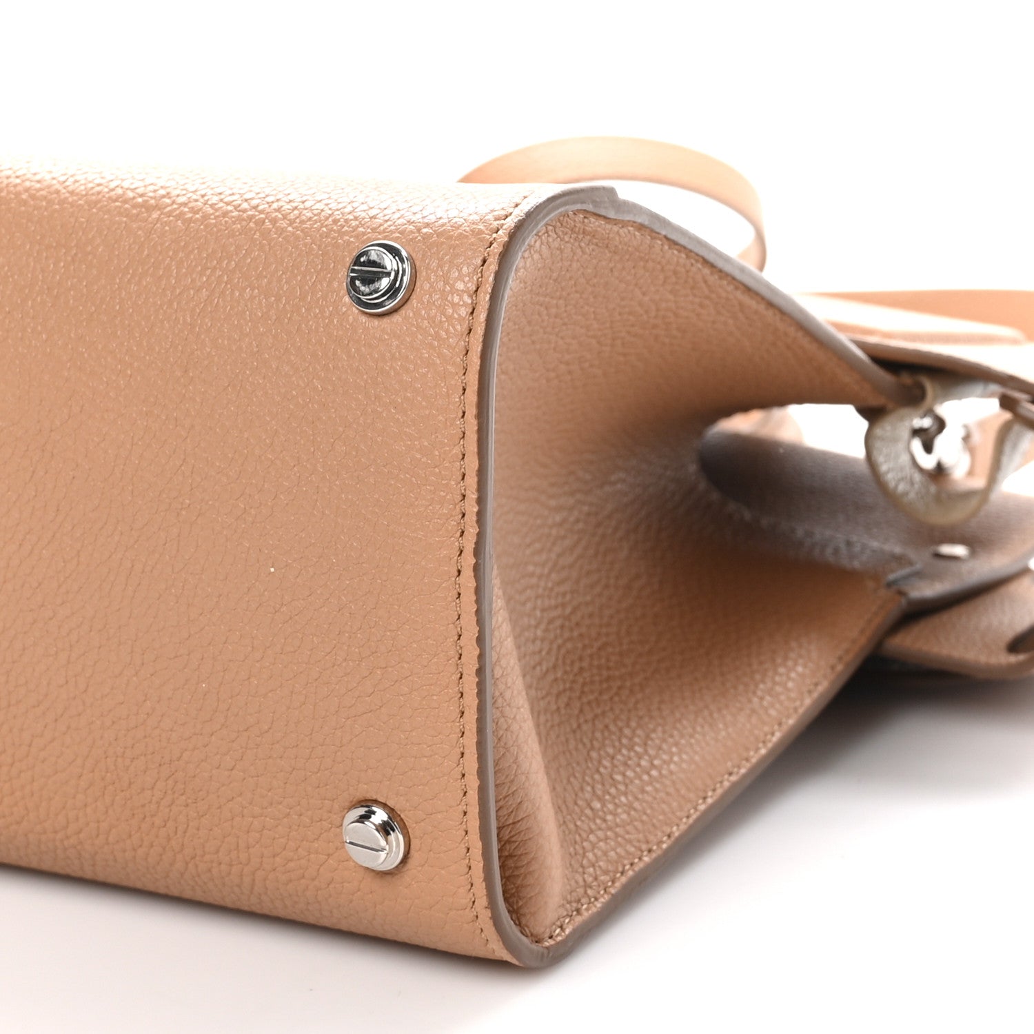 Givenchy Grained Calfskin Small Horizon Satchel Beige 9 of 10