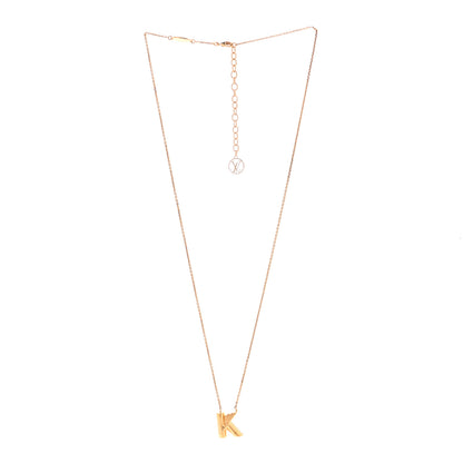 Louis Vuitton LV And Me Letter K Necklace Gold 3 of 5