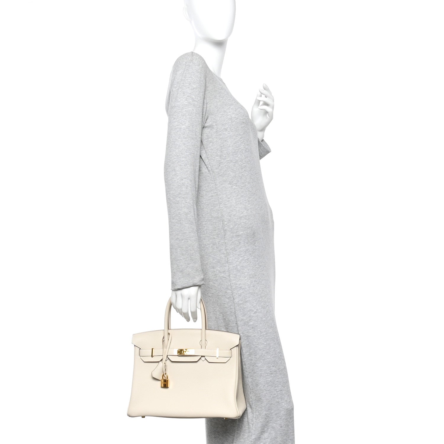 Hermes Togo Birkin 30 Craie 2 of 12