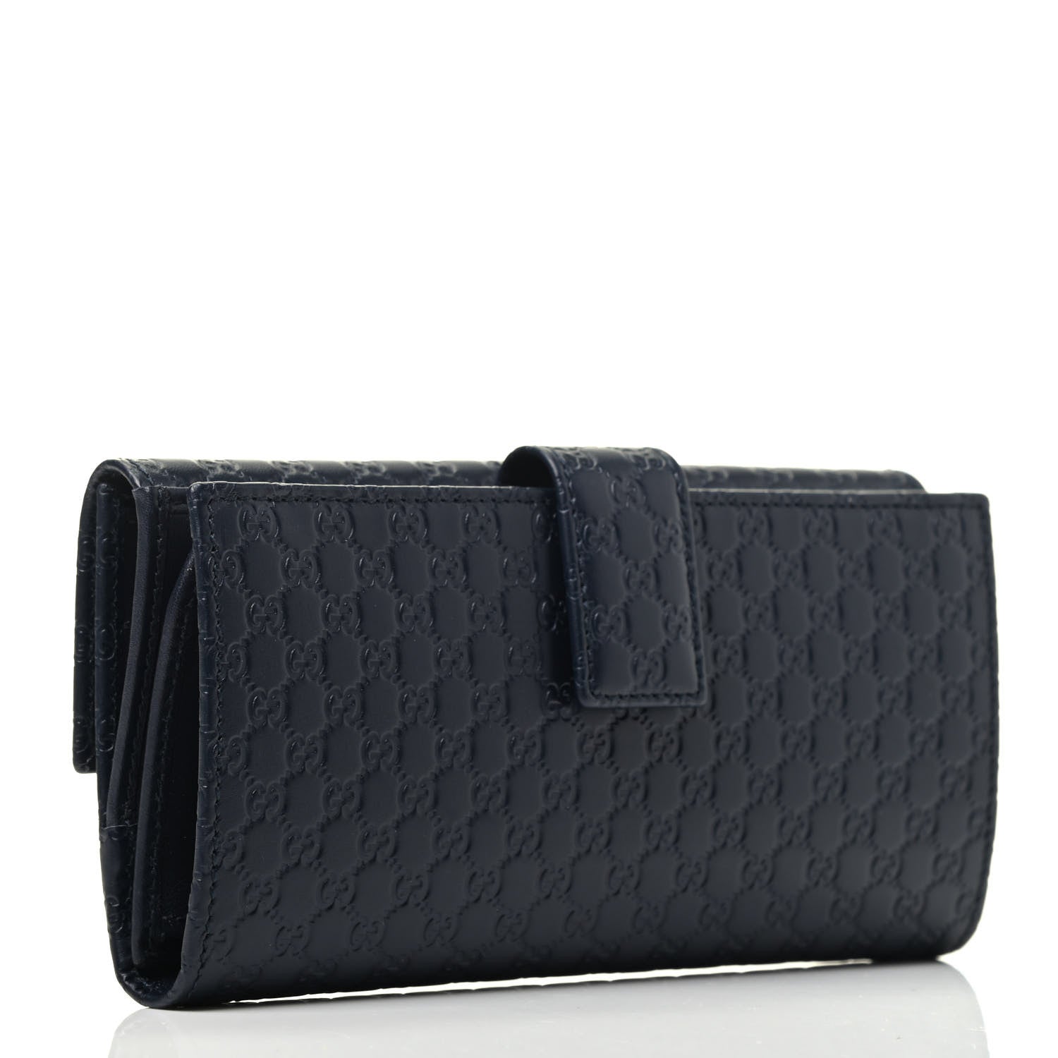 Gucci Microguccissima Continental Flap Wallet Navy 2 of 3