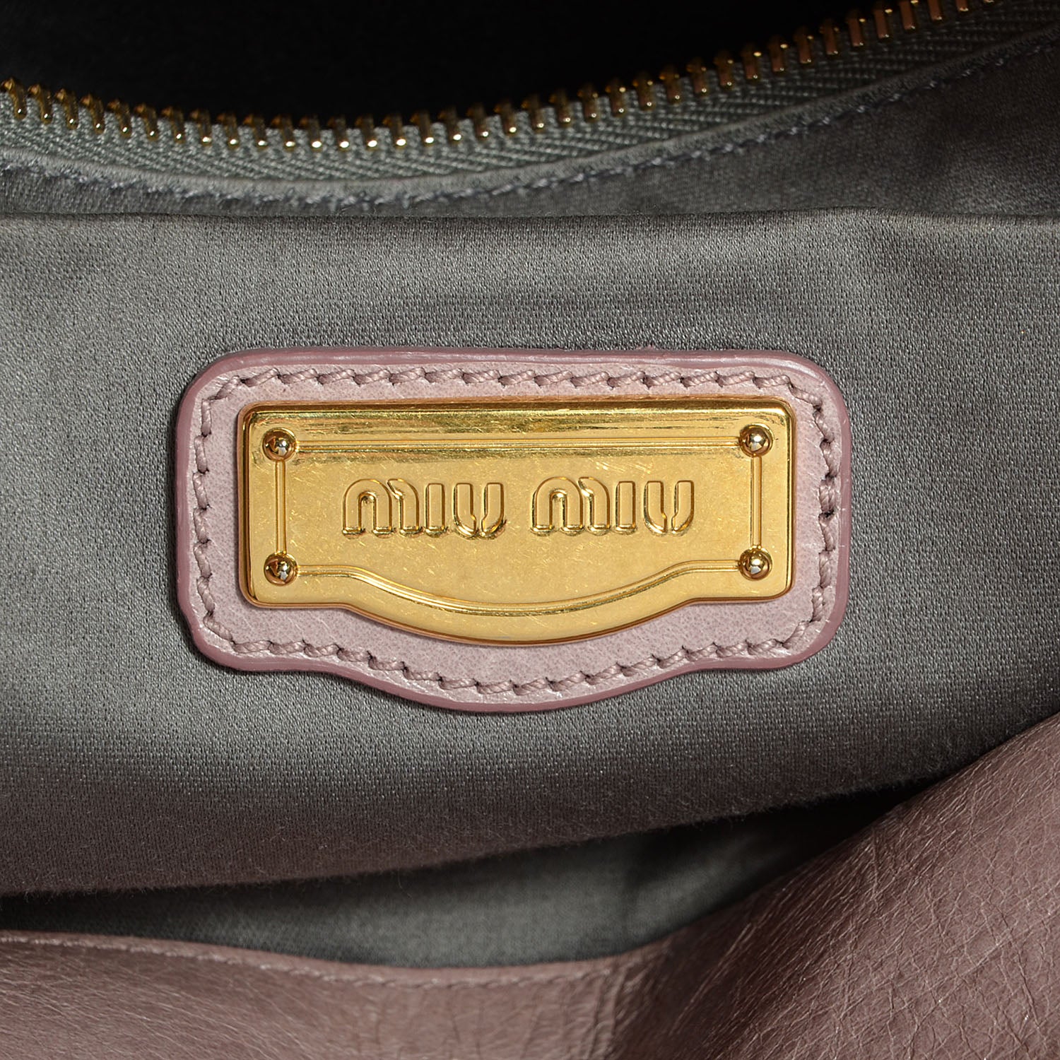 Miu Miu Vitello Lux Large Bow Bag Mughetto 7 of 11