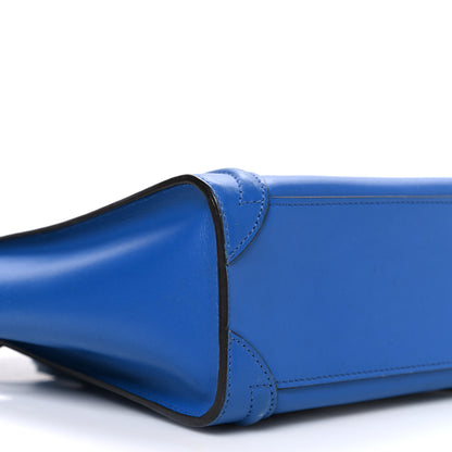 Celine Smooth Calfskin Nano Luggage Royal Blue 8 of 11