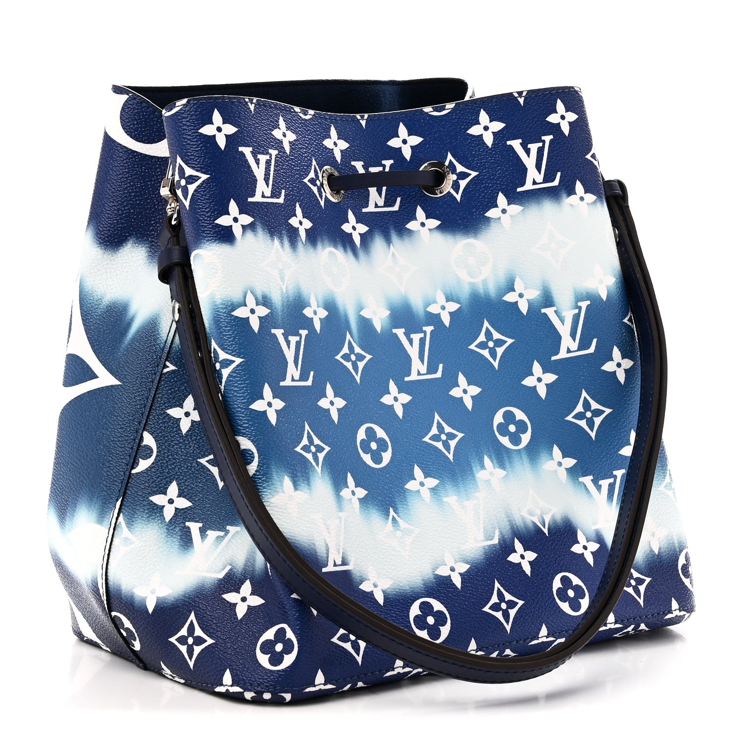 Louis Vuitton Monogram Escale Neonoe MM Blue 3 of 11