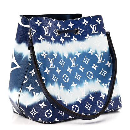 Louis Vuitton Monogram Escale Neonoe MM Blue 3 of 11
