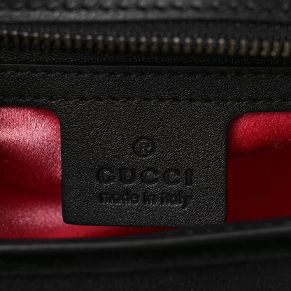 Gucci Velvet Matelasse Small GG Marmont Shoulder Bag Black 6 of 9