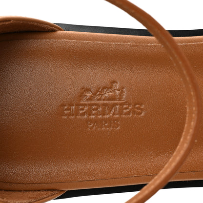 Hermes Calfskin Santorini Sandals 40 Naturel 7 of 8