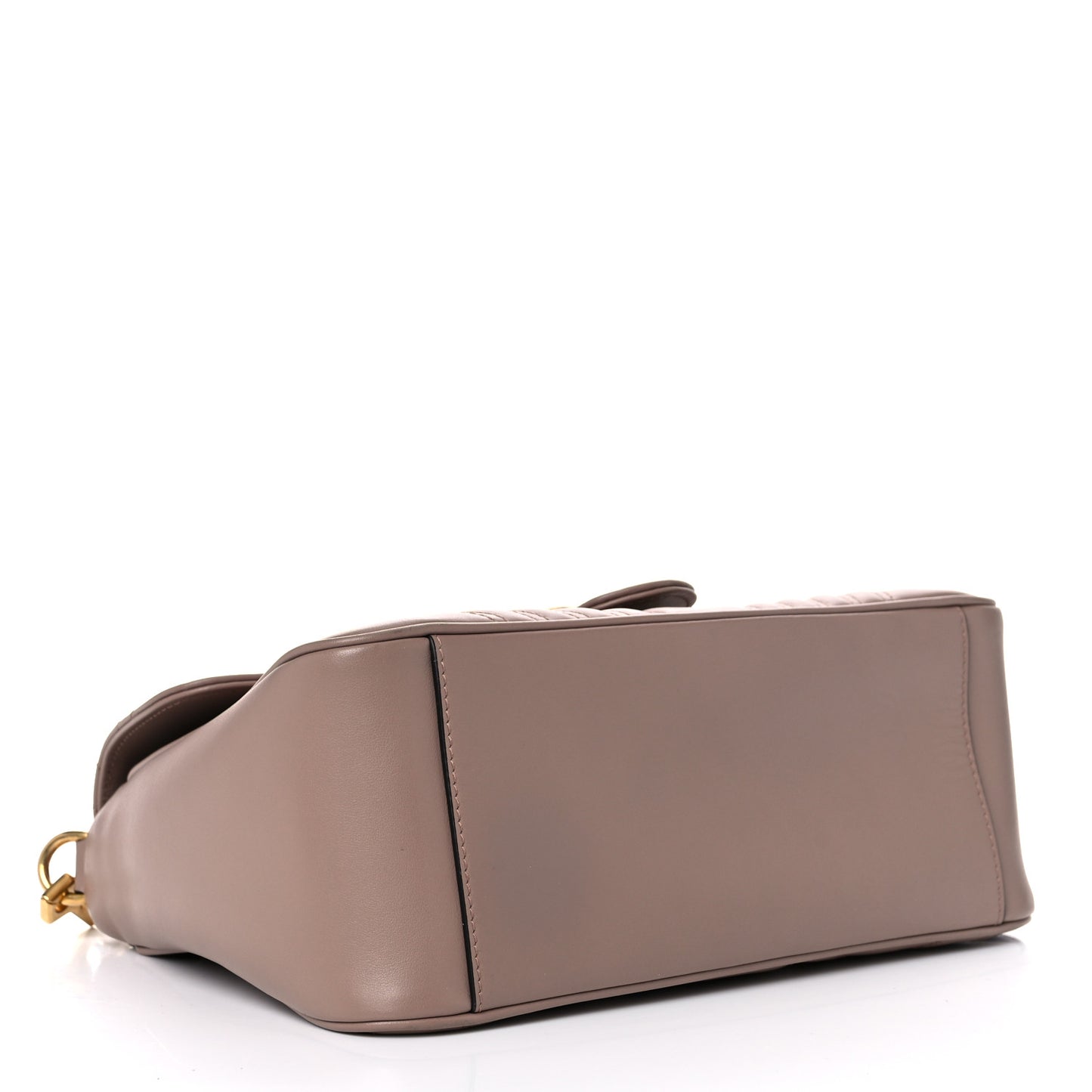 Calfskin Matelasse Small GG Marmont Top Handle Shoulder Bag Porcelain Rose