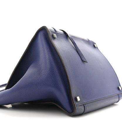 Celine Grained Calfskin Medium Phantom Luggage Indigo 9 of 14