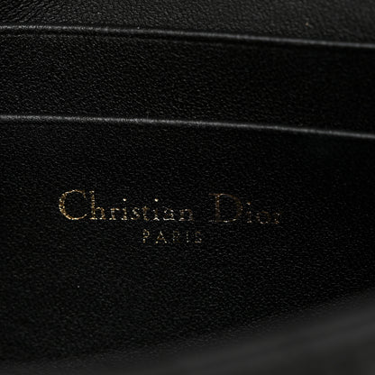Christian Dior Lambskin Cannage Dior Talk Phone Pouch Black 6 of 11