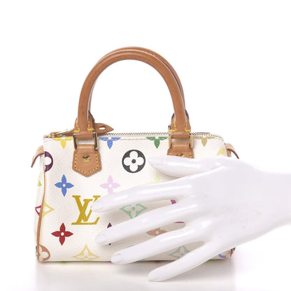 Louis Vuitton Monogram Multicolor Mini Sac HL Speedy White 2 of 13