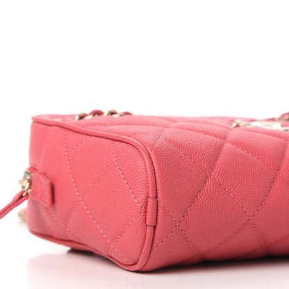 Chanel Caviar Quilted Small In & Out Camera Case Pink 6 of 11