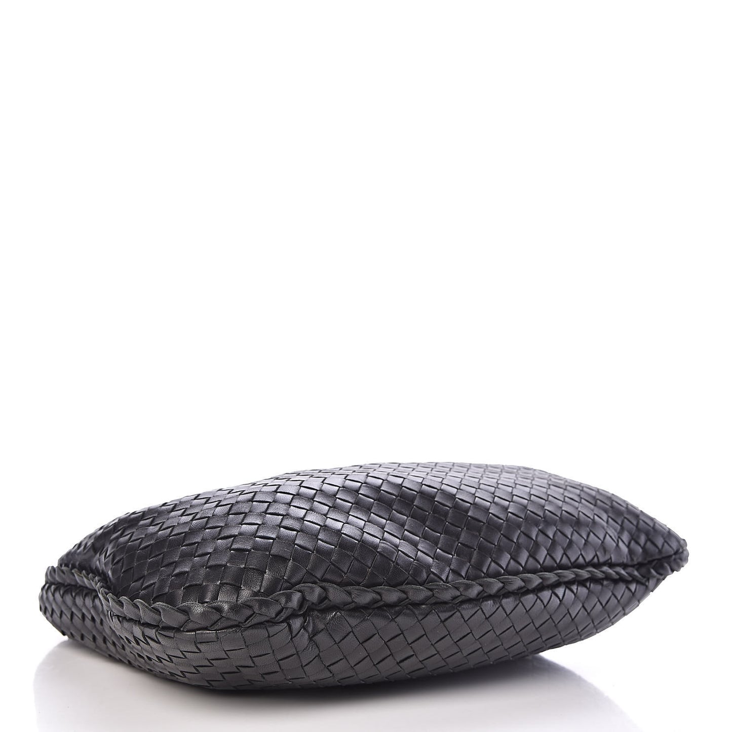 Nappa Intrecciato Medium Veneta Hobo Black