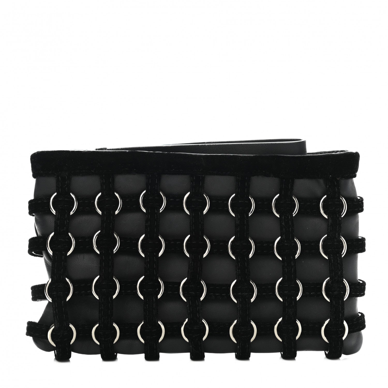 Alexander Wang Calfskin Ring Wristlet Black 1 of 8