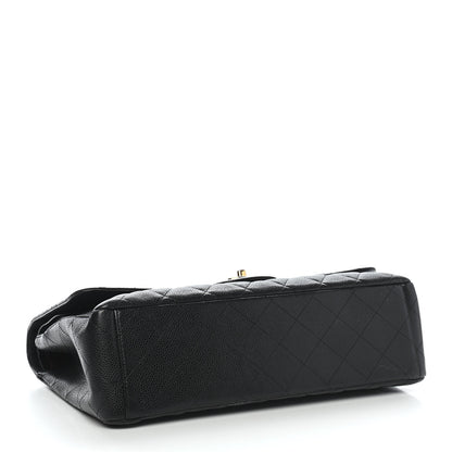Chanel Caviar Quilted Maxi Double Flap Black 4 of 12