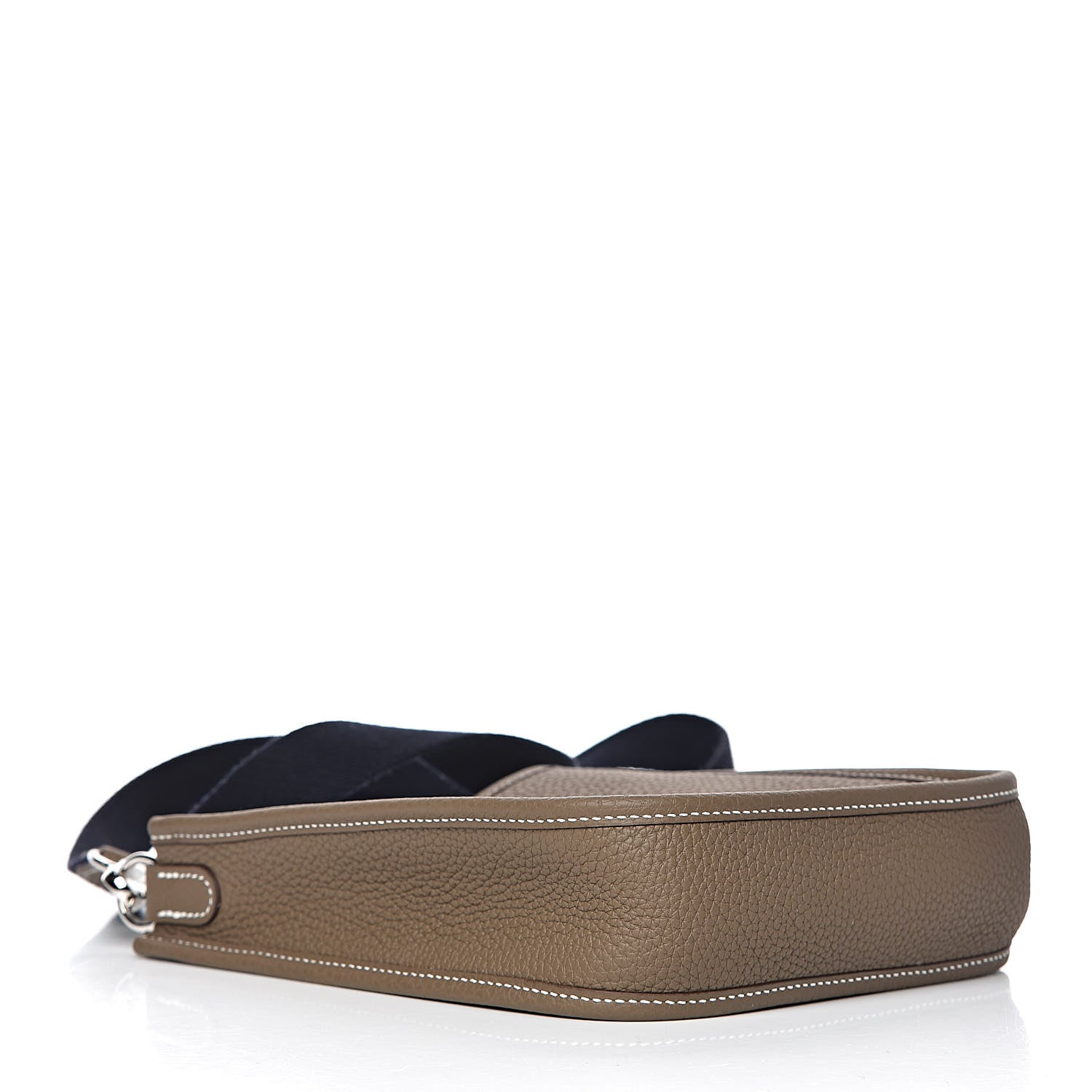 Hermes Taurillon Clemence Amazone Evelyne TPM Etoupe Bleu Indigo 4 of 11
