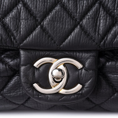 Chanel Calfskin Quilted XXL Travel Flap Bag Black 8 of 12