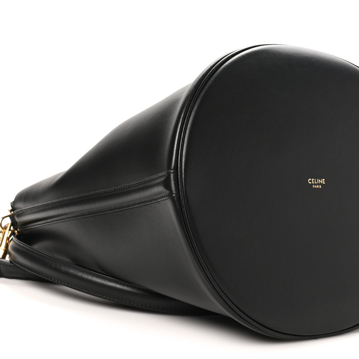 Smooth Calfskin Bucket 16 Bag Black