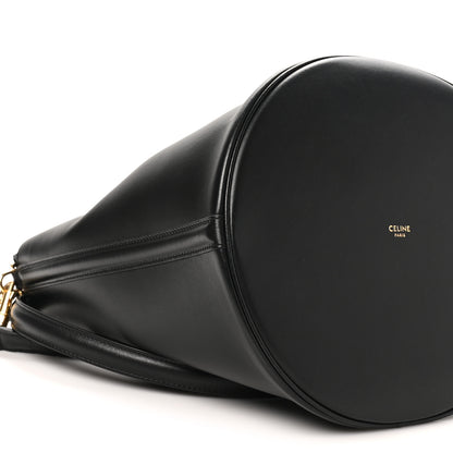 Celine Smooth Calfskin Bucket 16 Bag Black 9 of 10
