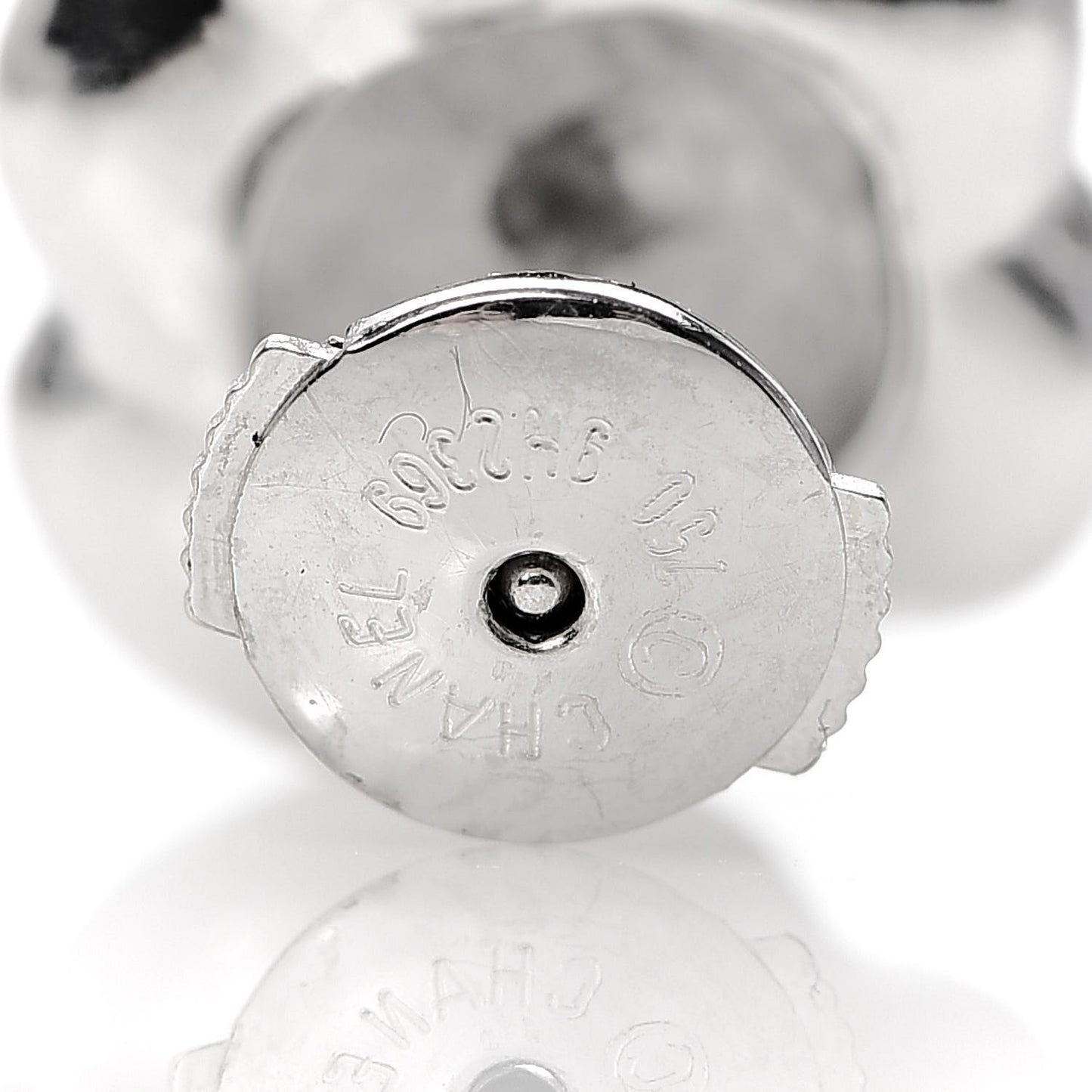 18K White Gold Diamond .62ctw Camelia Stud Earrings