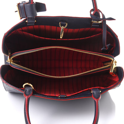 Louis Vuitton Empreinte Montaigne MM Marine Rouge 10 of 32